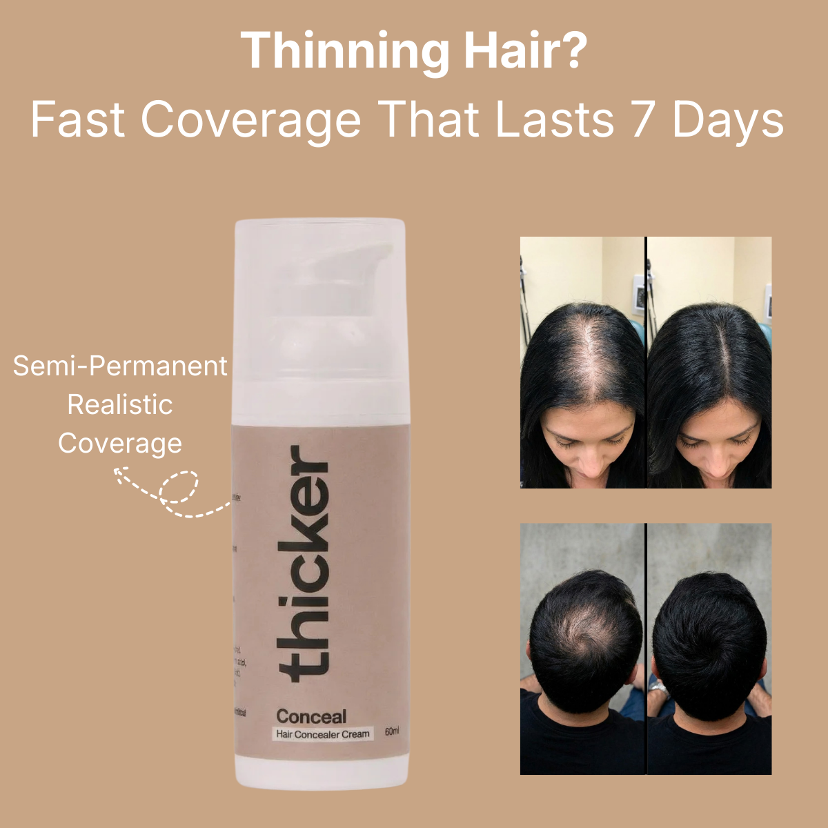 Conceal - Semi-Permanent Hair Filling Cream